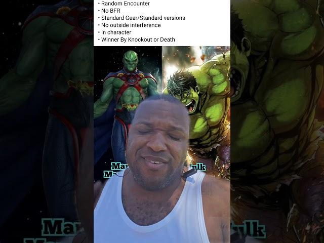 Hulk vs Martian Manhunter