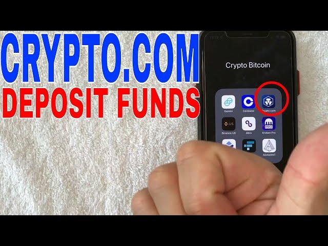  How To Deposit Funds To Crypto.com  