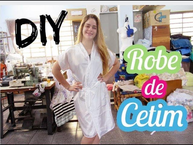 Robe de Cetim- faça Você - Noiva/Madrinha - DIY Bridal Robe