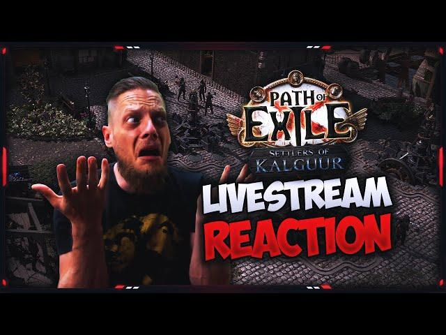 [PATH OF EXILE | 3.25] – SETTLERS OF KALGUUR REVEAL LIVESTREAM REACTION!