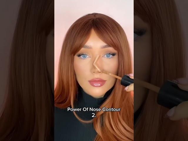 The power of nose contour  #nosecontouring #nosecontour #makeupchallenge #makeup #tutorial