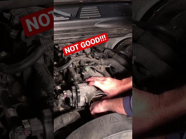 If you discover this in your Throttle Body you have problems