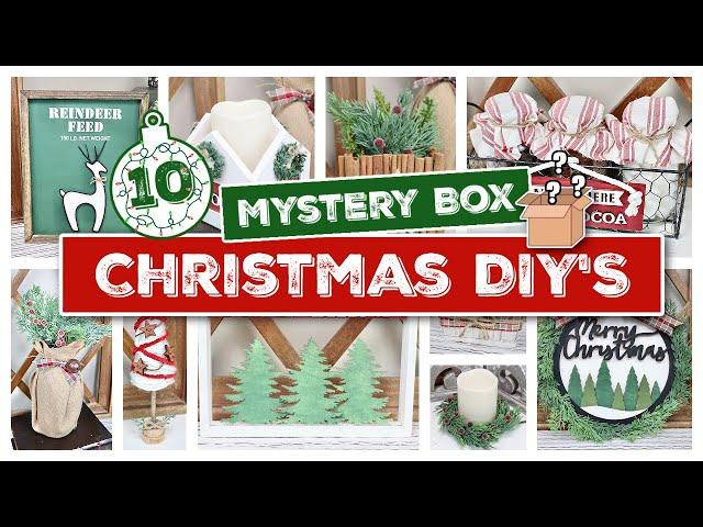 10 *MUST SEE* CHRISTMAS DIY's YOU WON'T WANT TO MISS | *MYSTERY BOX CHALLENGE*