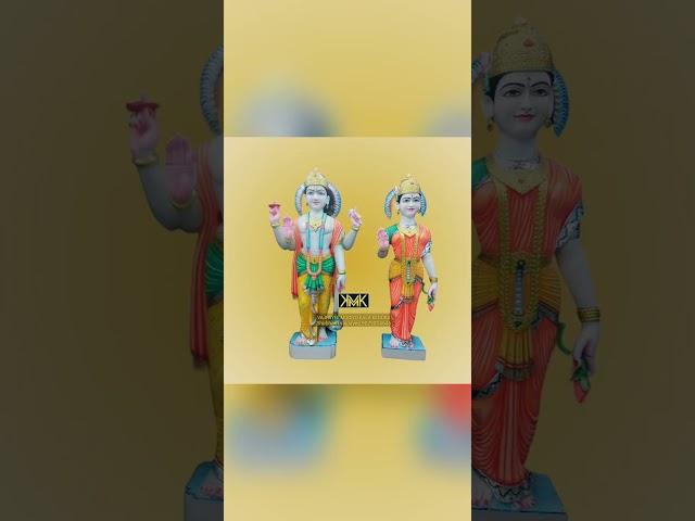 Lord Vishnu Marble Statue || Lord Vishnu Lakshmi marble statue