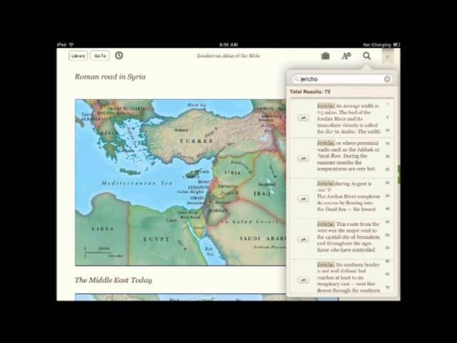 Look Inside: The Zondervan Atlas of the Bible