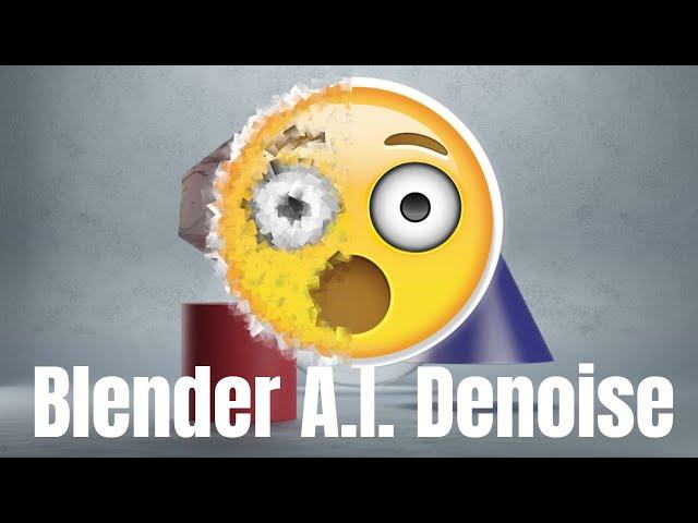 Blender 2.8 - Denoise your renders with A.I.