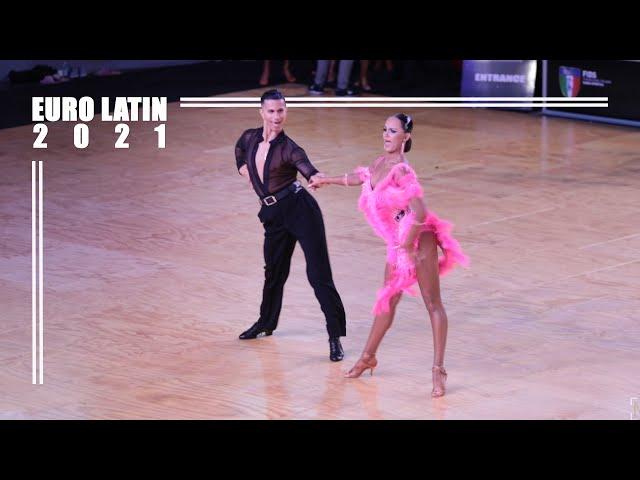 Stefano Mendolia - Oxana Kononova, ITA | 2021 WDSF European Ch. Latin | R1 C