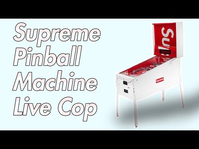 Supreme PinBall Machine Live Cop