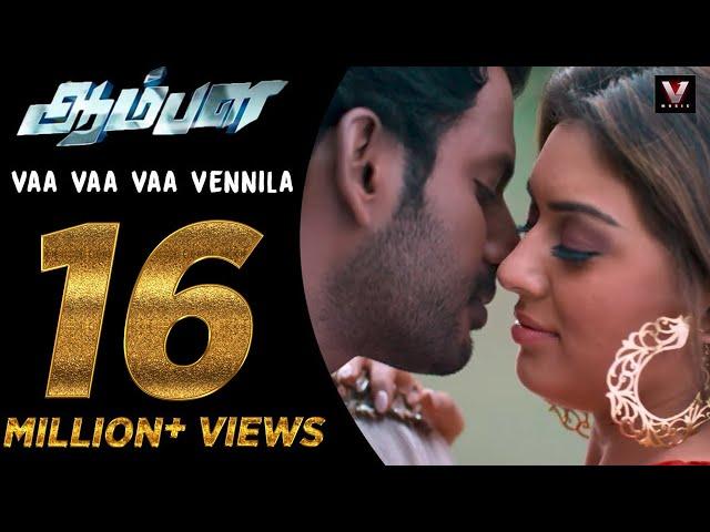 Vaa Vaa Vaa Vennila - Official Video Song | Aambala | Vishal,Hansika | Sundar C | Hiphop Tamizha