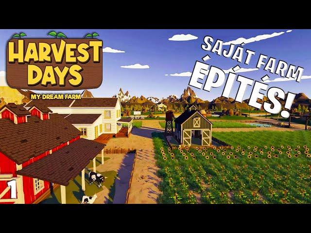 Harvest Days: My Dream Farm LIVE #1 - Megépítem a saját farmom!