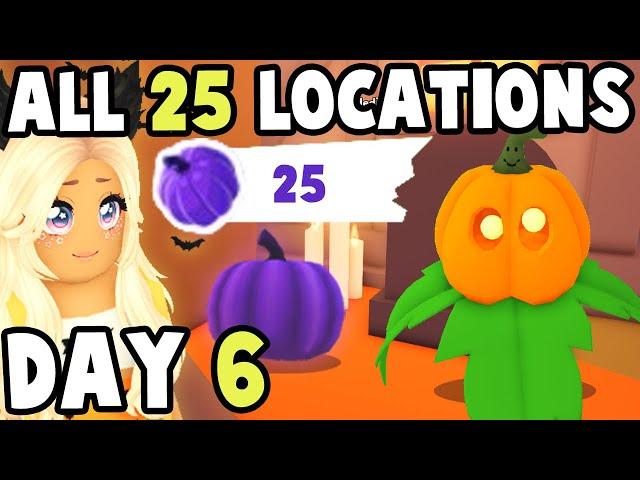 (DAY 6) ALL 25 PURPLE PUMPKIN LOCATIONS + PUMPKIN FRIEND