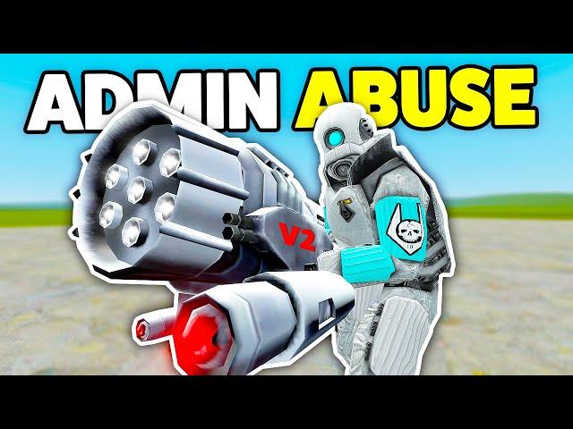 ADMIN ABUSE WITH DEATH LASER V2 NEW OP WEAPON! - Gmod DarkRP Super Admin Abuse (OVERPOWERED WEAPON)