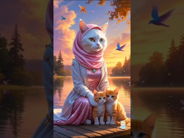 CUTE KITTEN SHOLAWAT NABI #sholawat #sholawatnabi #sholawatan #laguanakislami #kucing