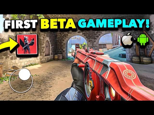 VALORANT MOBILE FIRST BETA GAMEPLAY! (NEW 2024)