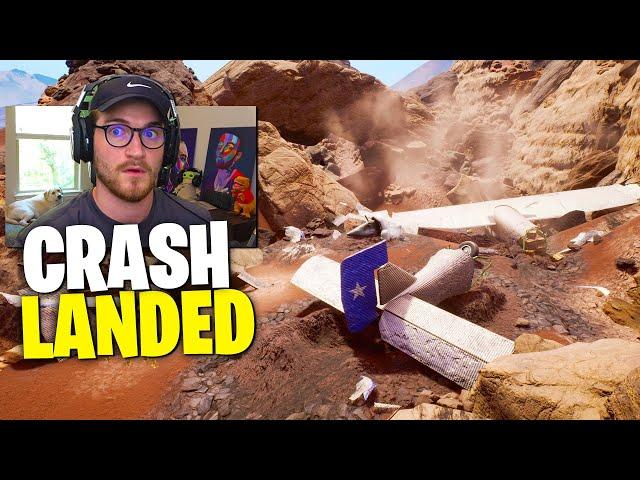 I Crash Landed in The Middle of the Desert - Can We Survive? (Arid Gameplay)