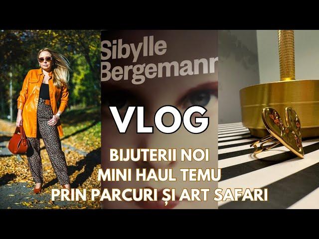 Vlog | unboxing de bijuterii noi | mini haul Temu | plimbări și poze prin parcuri | Art Safari