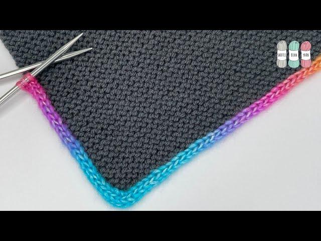 How to Knit an Applied I-Cord Edge