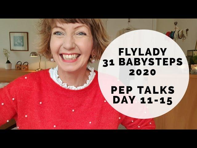 Flylady 31 Babysteps for Beginners! 2020 Instagram series (Days 11-15)