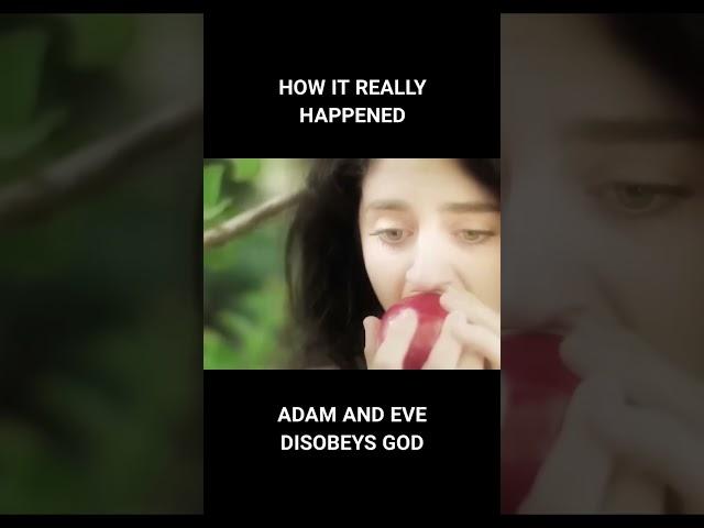 Adam And Eve (FIRST SIN ) | #shortclip #bible #jesus #foryou #salvation