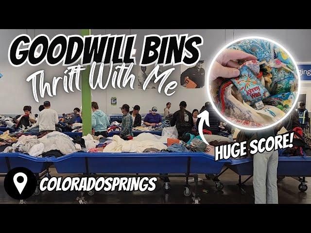 Thrift With Me AND MY SISTER! @ The Colorado Springs Goodwill "Bins" Outlet  #thrifing #reselling