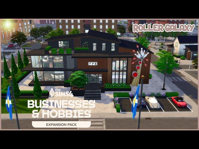 The Roller Galaxy | The Sims 4 | House Tour | Businesses & Hobbies EP