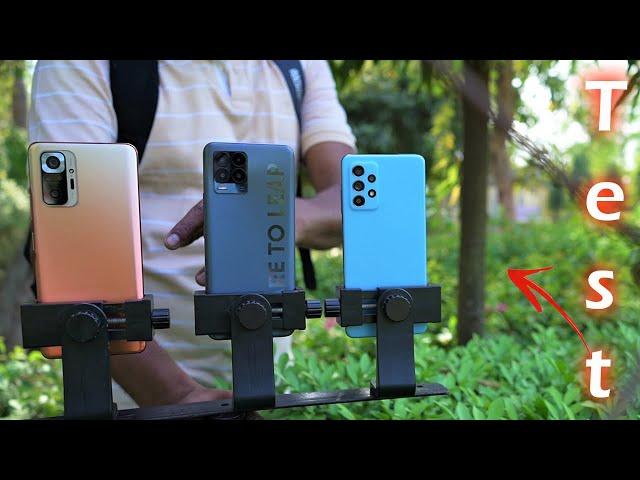 Samsung Galaxy A52 vs Redmi Note 10 Pro MAX vs Realme 8 pro Camera TEST