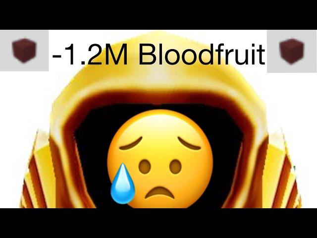 This is how i lost 1.2m Bloodfruit | Booga booga reborn