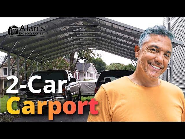 2-Car Carport: Which One Is the Right For You? | Alan's Factory Outlet