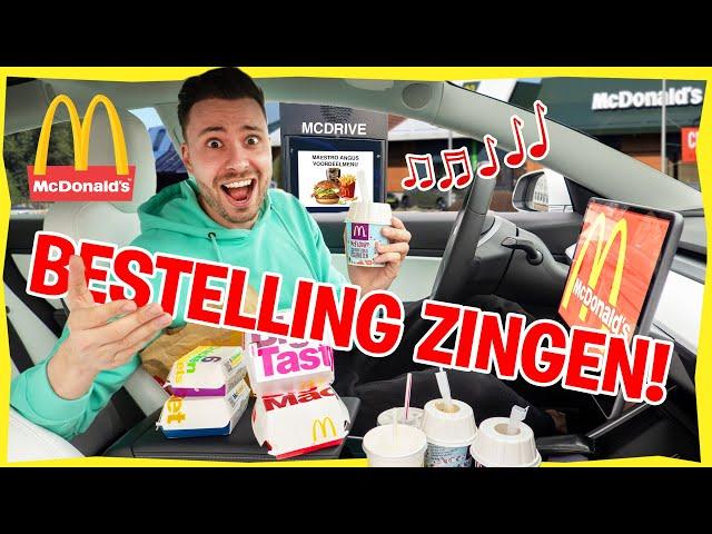 ZINGEND BESTELLEN & VERBODEN WOORD IN DE MCDRIVE! *Experiment*