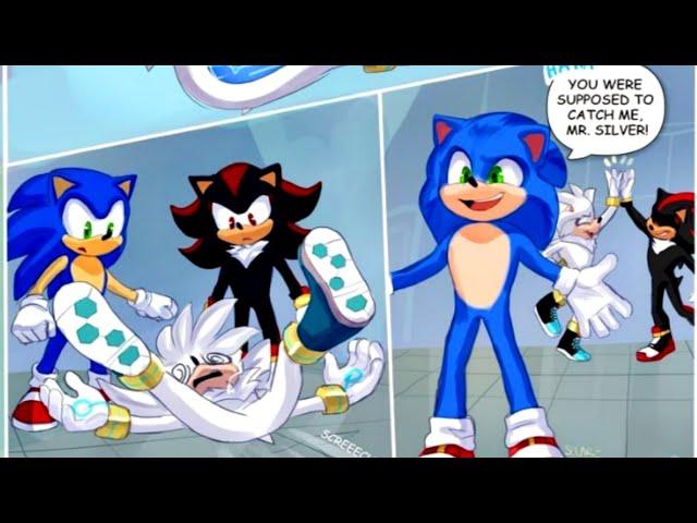 Movie Sonic Shadow And Silver Having Fun - Sonic Comic Dub compilation