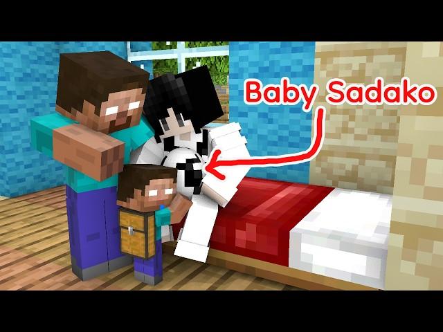 Baby Herobrine Has a new Baby Sister ️ Minecraft Animation