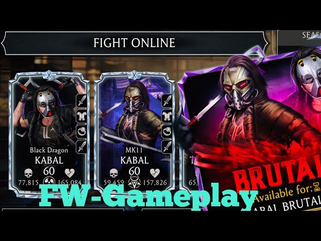 MK11 Kabal, Black Dragon Kabal & Guardian Terminator FW Gameplay | MK Mobile