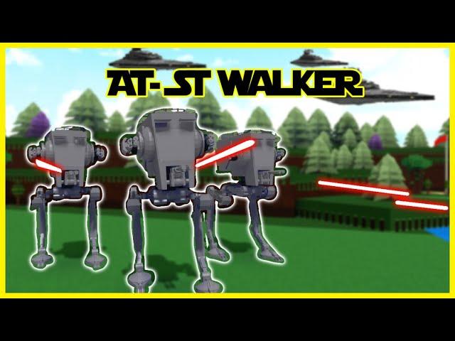 AT-ST walker tutorial | build a boat for treasure | tutorial