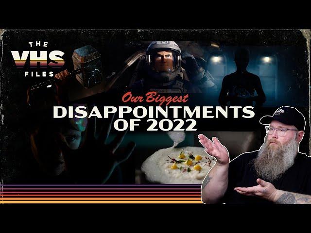 What Movies Disappointed us in 2022? The VHS Files Video Podcast