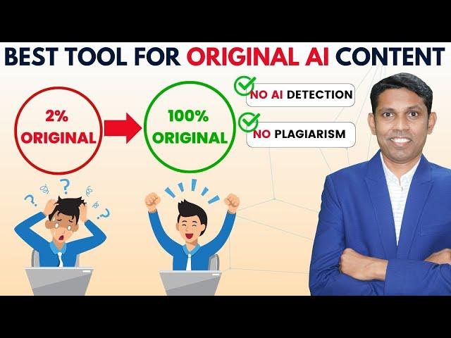 How to Convert AI Content into100% Human Written Content. Best Bypass AI Detection Tool 2024.