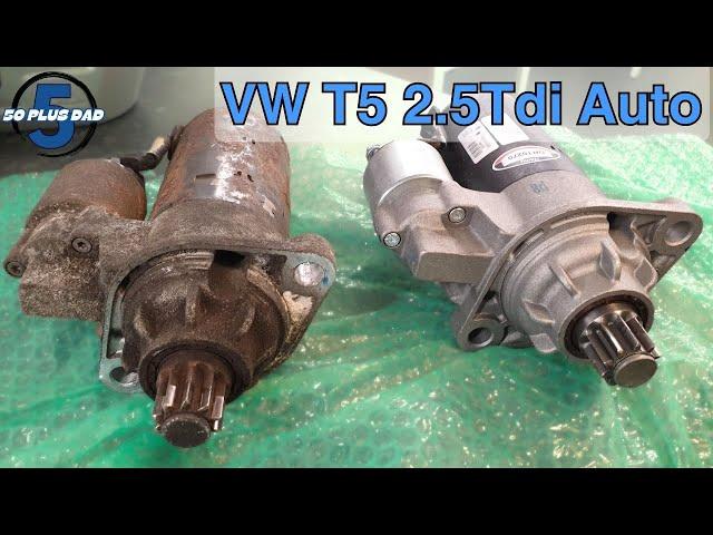 VW T5 2.5 TDI Automatic Transporter - Starter Motor Replacement!