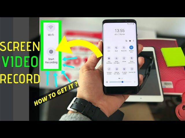 Samsung Screen Recorder / capture d'écran vidéo samsung