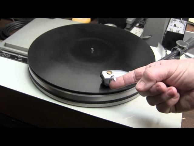 Rek O Kut Micropoise tonearm anti skate test