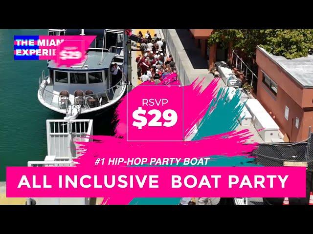 Miami Boat Party - The Miami Experience Boat Party