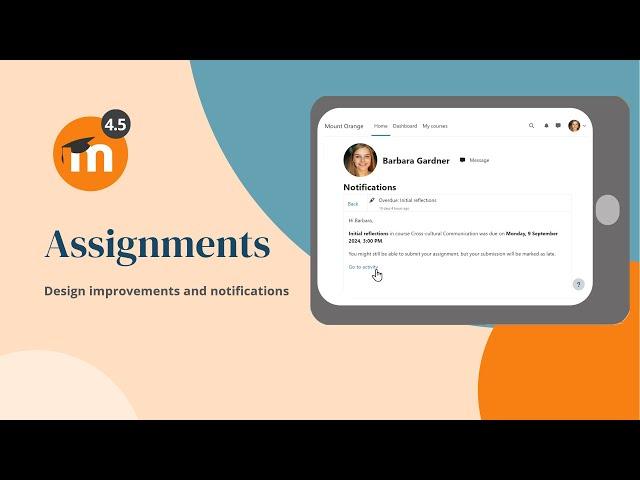 Assignment improvements in Moodle 4.5