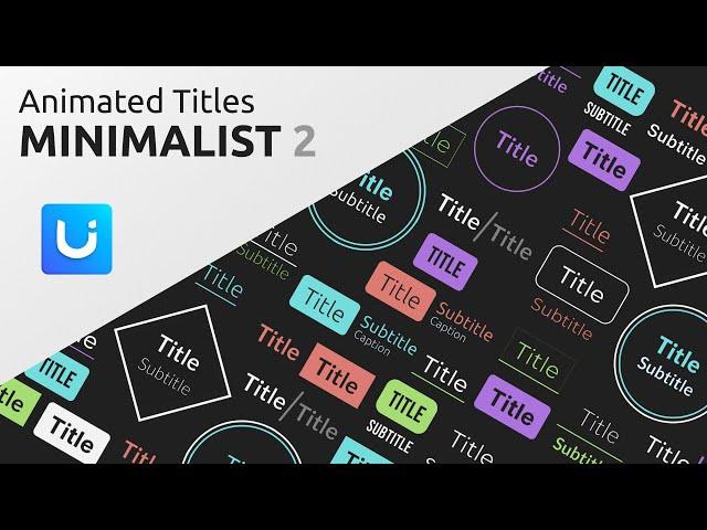 Animated Titles - Minimalist 2 - Doozy UI - Addon Preview