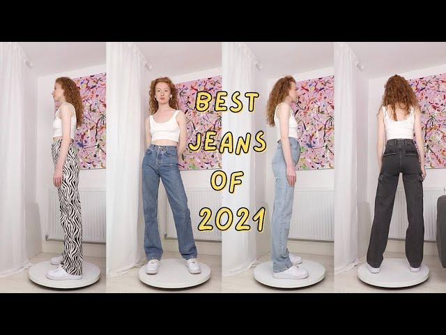 my favourite jeans of 2021  ft. topshop, levis, weekday, asos, pull & bear