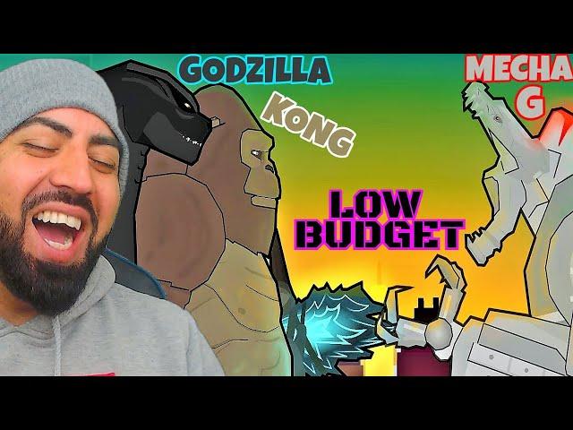 GODZILLA and KING KONG vs MECHA GODZILLA but its on a LOW BUDGET