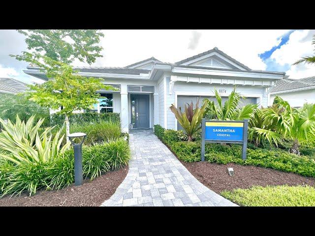 Palm Beach Gardens FL New Construction Model Home Tour | 55+ Community Regency Avenir Toll Brothers