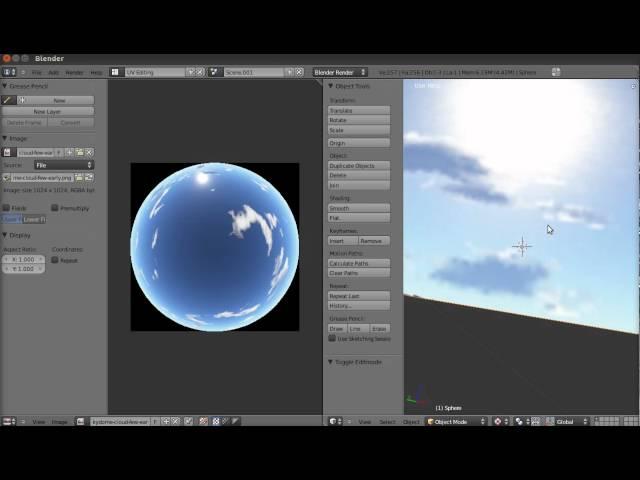 Blender Tutorial - Making a SkyDome