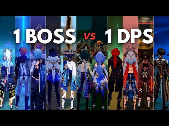 11 Best F2P DPS vs 11 Bosses !! Who is Best C0 DPS ?? [ Genshin Impact ]