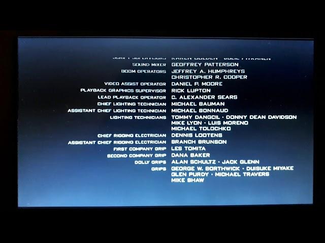 Transformers Revenge Of The Fallen (2009) End Credits