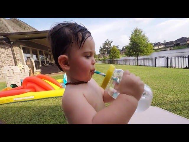Go Pro - Luca backyard fun - July 2015
