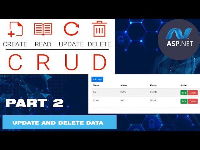 Full CRUD Operations In ASP.NET MVC | Using Jquery Ajax | Part-2 Update and Delete