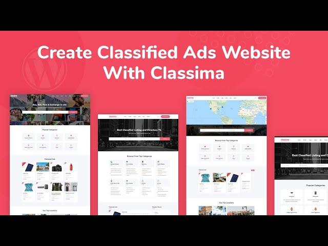 Create Classified Ads Website With Classima WordPress Theme